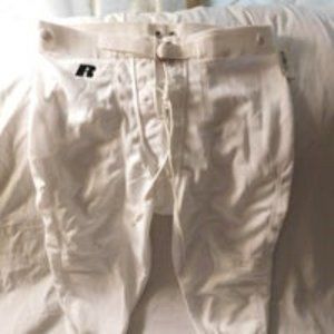 Russell Athletic Football Practice Pants Youth Size XL White NEW